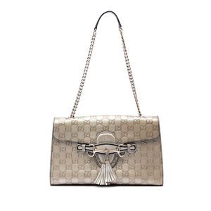 Pre-Loved Gucci Medium Guccissima Emily Shoulder Bag